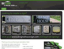 Tablet Screenshot of designahousesign.co.uk