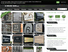 Tablet Screenshot of designahousesign.com